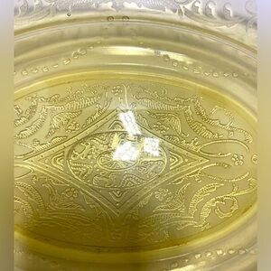Oval Platter - Madrid Amber - Federal Glass - Made in 1930s Depression Glass